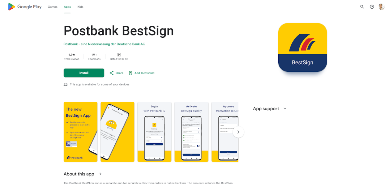 postbank bestsign 下载